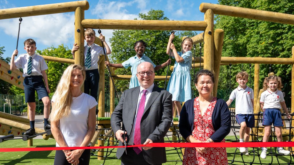 Enhanced play facilities unveiled at Highfield Prep School